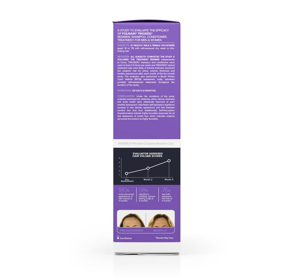 FOLIGAIN Triple Action Shampoo For Thinning Hair For Women with 2% Trioxidil