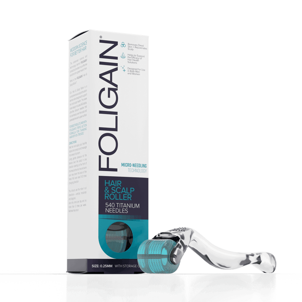 FOLIGAIN Hair & Scalp Roller 0.25 Titanium Needles