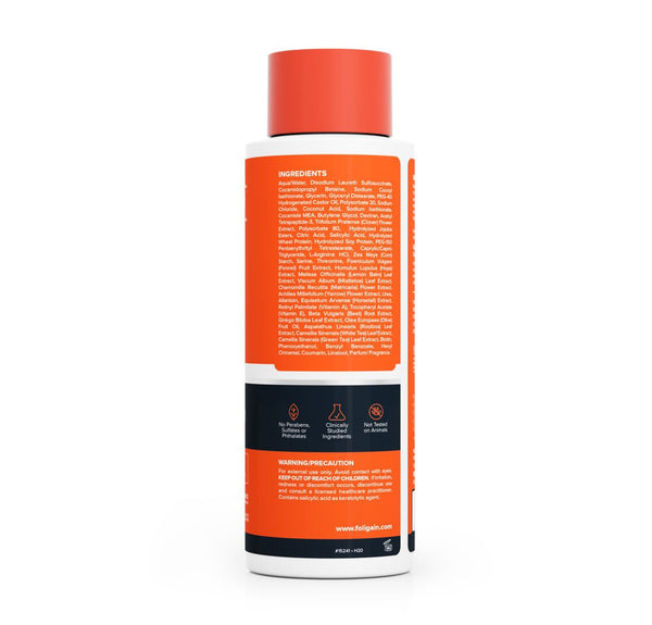 FOLIGAIN Triple Action Shampoo For Thinning Hair For Men with 2% Trioxidil 473ml