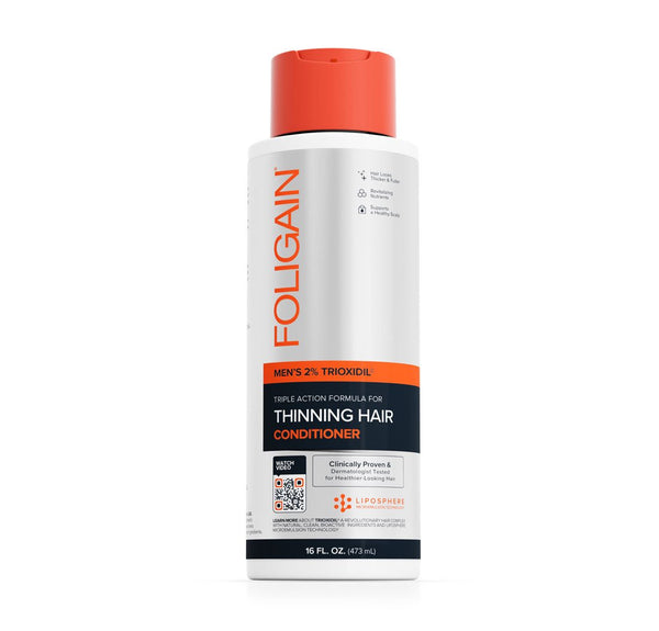 FOLIGAIN Triple Action Conditioner For Thinning Hair For Men with 2% Trioxidil 473ml