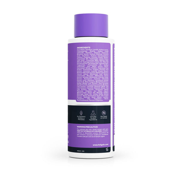 FOLIGAIN Triple Action Shampoo For Thinning Hair For Women with 2% Trioxidil 473ml